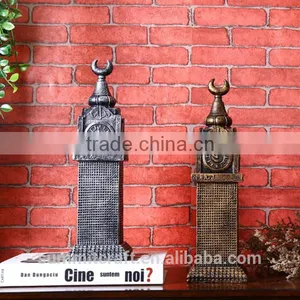 Saudi Arabia Souvenirs Resin Mecca Royal Clock Tower Makkah Gift thumbnail-2