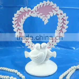 2014 New Products for Wedding Cake Topper Love Bird Resin Figurine thumbnail-1
