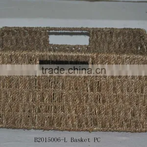 Seagrass Iron Shelf Basket thumbnail-3