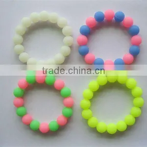 Fashionable Silicone Beads Bracelets or Silicone Wristband thumbnail-1