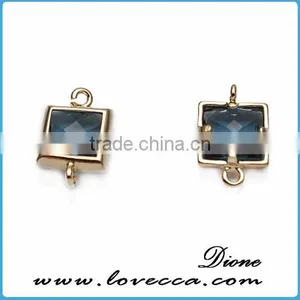 Beautiful Low MOQ Jewerly Gift Blue Glass Gem Stone Pendants thumbnail-6