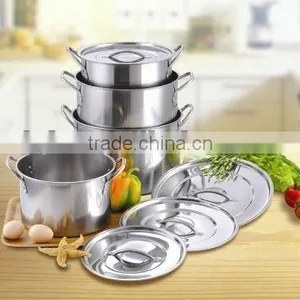8pieces Stainless Steel Cooking Pot Set With Fashionable Design thumbnail-1