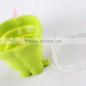 Four Leaf Clover Design Silicone Folding Cup thumbnail-3