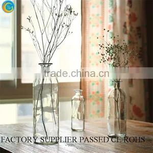 Clear Glass Cylinder Vases and Candle Holders thumbnail-2