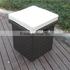 Outdoor Furniture Waterproof Rattan Storage Boxs With Cushion thumbnail-2