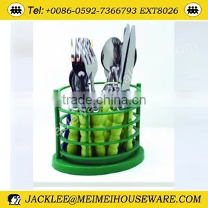 Stainless Steel Flatware With Plastic Handle thumbnail-1