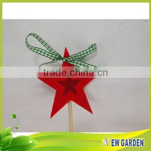 Garden Decoration Plastic and Bamboo Round Decorative Floral Sticks thumbnail-6