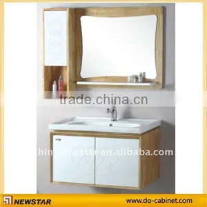 Bath Vanity Light Wooden Color Bathroom Cabinet (NSVS-1817) thumbnail-1
