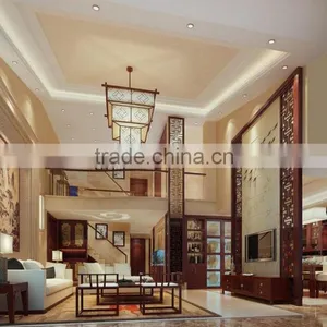 BISINI New Chinese Style Interior Wood Living Room Design thumbnail-1