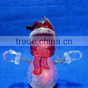 LED Color Changing Animated Acrylic Snowman thumbnail-5