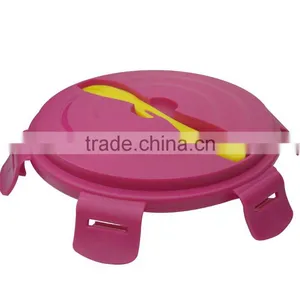 2017 Hot Style Got the Patent Plastic Salad Box With Silicone Ring thumbnail-2