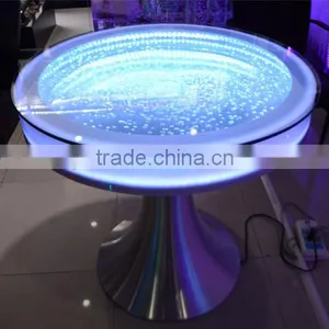 2017 Led Illuminated Furniture Bar Table, Glowing High Bar Cocktail Table thumbnail-2