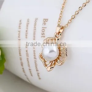 14k Gold 10-11mm Latest Freshwater Pearl Necklace and Earring Sets thumbnail-5