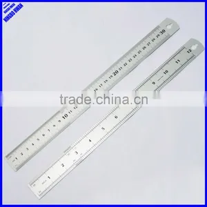 Double Sided Printed 30cm Aluminium Metal Ruler thumbnail-1