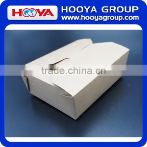 Disposable Brown Kraft Paper Food Packing Box,can Printing LOGO thumbnail-1