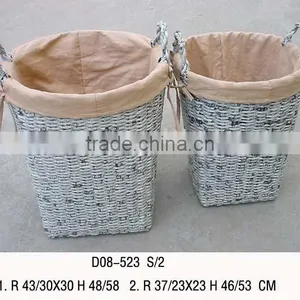 Storage Basket With Paper Wicker! Environmentally thumbnail-1