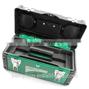 Berrylion High Grade Plastic Iron Toolbox 14" 17" 19" Iron Tool Box thumbnail-2