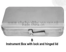 Instrument Box With Front Lock and Hinged Lid thumbnail-1
