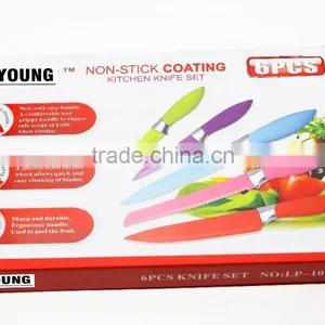 52002 6pcs Non-stick Knife With Pphandle thumbnail-4