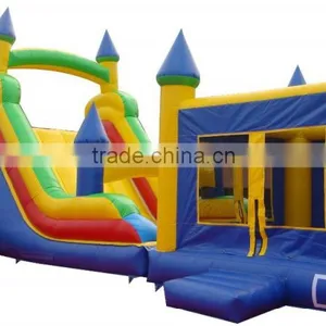 Colorful Inflatable Bouncer Castle With Slide/inflatable Pirate Bounce House for Kids thumbnail-2