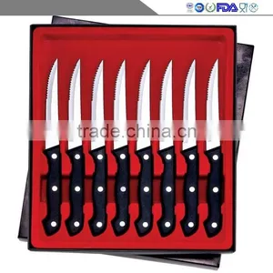 A Large Number of Wholesale Environmental Protection PP Handle Multi-function Stainless Steel Beef Knife Sharp thumbnail-1