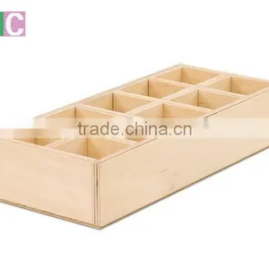 2017 Unfinished Wooden Trays With Compartments thumbnail-1