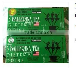 3 BALLERINA Herbal Slimming Tea/weight Loss Tea/dieters' Drink Herbal Tea 2g*20bags/box thumbnail-3