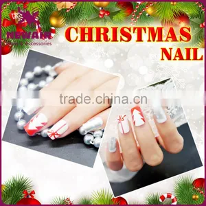 New Style Red Christmas Professional Artificial Nails thumbnail-6