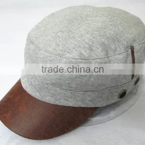 High Quality Army Cap Unisex Service Cap With Short Brim thumbnail-3