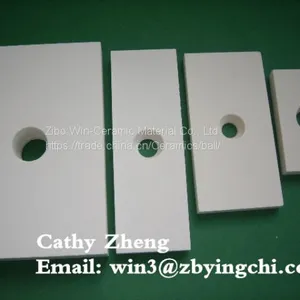 95% Al2O3 Construction Alumina Ceramic Tile for Concrete Pan Mixers thumbnail-5