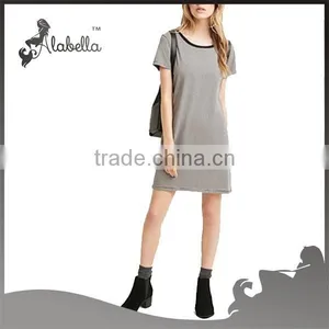 100% Cotton Dress Tshirt Dress Xxl Size Women Casual Dress thumbnail-1