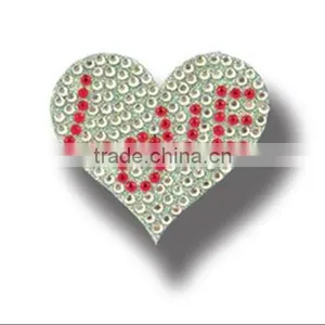 Rose Pink Lips Rhinestone Crystal Sticker/Custom Gems Stickers For Mobile Decoration thumbnail-6