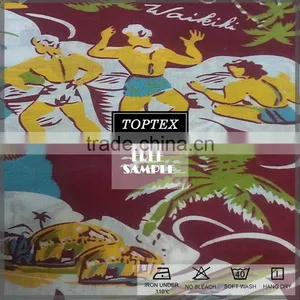 Printed Rayon Viscose Fabric thumbnail-1