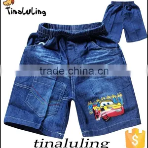 Fashion Boys Car Design Summer Hot Jeans Kids Boys Jeans Embroidery Designs thumbnail-1