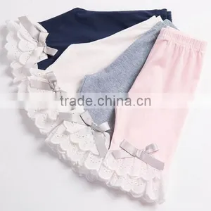 Hot Selling Custom Fashion Pants for Little Kids/girls Ruffle Pants thumbnail-1