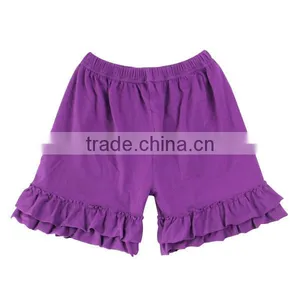 Popular Girls Cotton Ruffle Leggings Baby Girls Summer Kids Ruffle Shorts Boutique Girl Clothing thumbnail-6