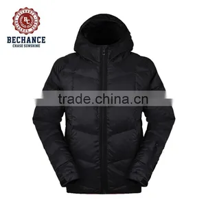 100% Nylon Wind Proof Black Men Jacket With Hood thumbnail-1