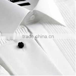 2016 Mens Long Sleeve Tuxedo Shirts 100% Cotton thumbnail-1