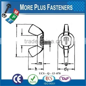 Made in Taiwan DIN 315 Wing Nut DIN 315 thumbnail-1
