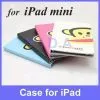 Good Quality Gig Mouth Monkey PU Leather Stand Case Cover for Apple New IPad Mini With Pink Blue 4 Colors thumbnail-1