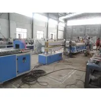 PLC Control Double Screw Plastic Profile Extrusion Line 380V 50HZ thumbnail-1
