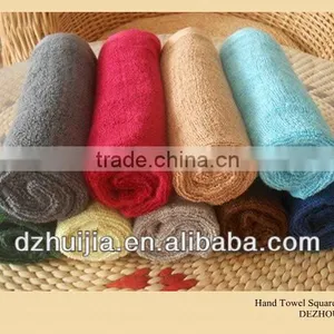 New Arrival Hot Sale Bamboo Cotton Square Hand Towel thumbnail-1