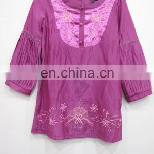 Fancy Embroidery Children' Shirt thumbnail-1