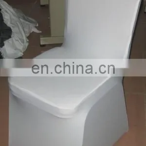Spandex/lycra Chair Cover in White Color for Plastic Chairs thumbnail-2