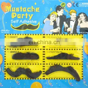 Hot Sale Fake Beard Many Shapes Excellent Quality Fake Mustache MH2061 thumbnail-1