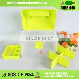 Tidy Convinient Quckily Plastic Multipurpose Storage Box With Dividers And Handle thumbnail-5
