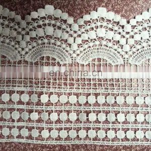 Custom 1 2 3 4 5 6 CM Cotton Eyelet Lace Trim French Lace Trimming Cotton Crochet Lace Trim thumbnail-1