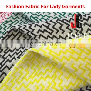 B2788JC Polyester Spandex Knit Wholesale Jacquard Fabric Price per Meter thumbnail-2