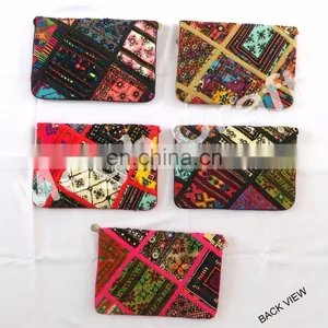 Wholesale Indian Unique Banjara Coin Clutch-Ethnic Gypsy Banjara Coin Clutch Purse- Antique Banjara Clutch Coin Purse thumbnail-2