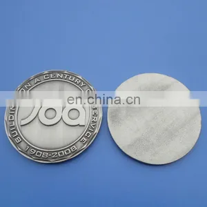 Antique Silver Colection Coin With Custom Logo thumbnail-1